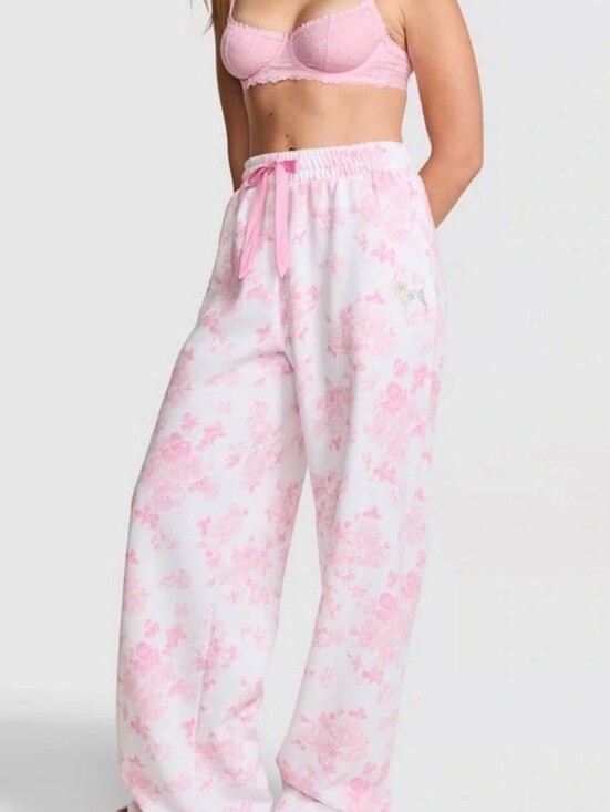 PINK Victoria's Secret Other - Pink × Love Shack Fancy Sweatpants NWT